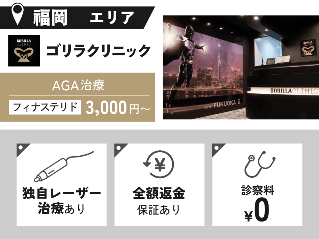 ゴリラクリニック福岡天神院